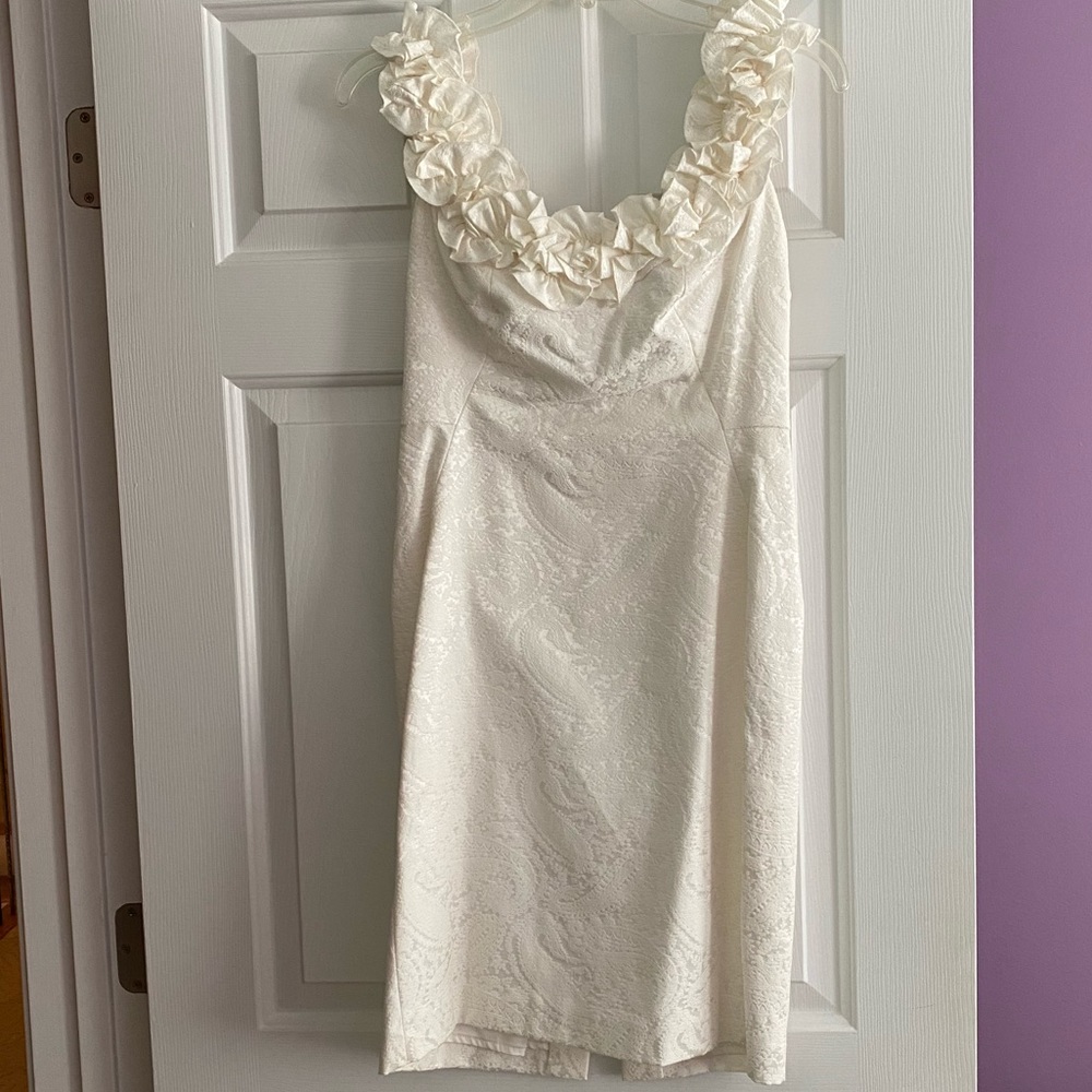 White House Black Market White Dress